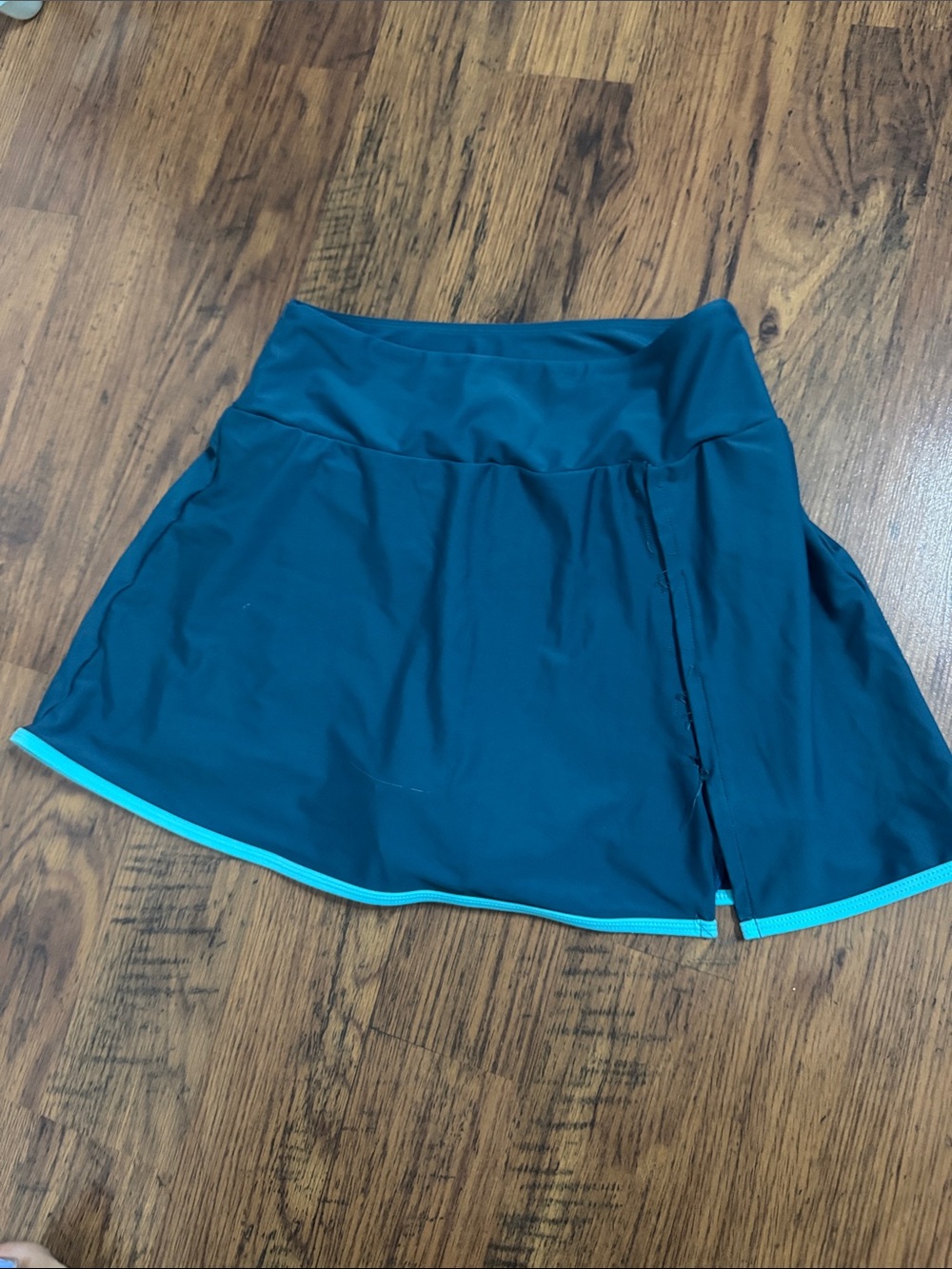 Teal Athletic Skort with Contrast Trim 18.T